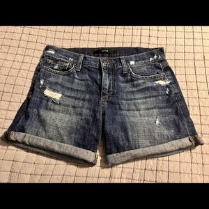 Joe’s Jeans Denim Distressed Shorts